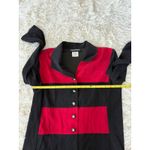 Kari's Place Vintage Blazer Red Black Color Block 90s Retro Button Up Jacket 8 Photo 5