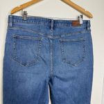 Lands’ End Denim Jeans Women’s Size 18 Inseam 30” Straight Leg High Rise Blue Photo 6