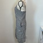 Everly Anthropologie  Gingham Dress with Embroidered  Casual Sundress S Photo 5