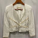 Valentino Garavani Gorgeous y2k Valentino Spa cropped silk trim blazer size 4 made in Itlaly Photo 3