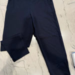 Hue  Navy Blue Ponte Leggings Size 1X Pull-On Stretch Wide Waistband Plus Photo 0