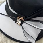June’s Young Chiffon Church Hat Black Photo 4