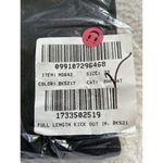 Madewell  Womens Mid-Rise Full Length Kick Out Black Denim Jeans Size 32 Photo 13