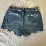 Aerie  Blue Distressed Jean Shorts Photo 2