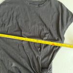 Gap Sz M Black Ties at Side Shirt Midi Dress Pullover Stretch Unlined Photo 6