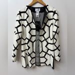 Joseph Ribkoff NEW !  Monochrome Geometric Blazer size S Photo 5