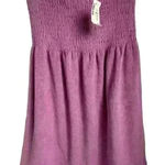 Aeropostale  Women's Smocked Strapless Short Dress Purple Size S Photo 0