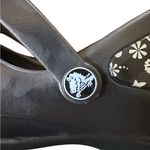 Crocs Women's Mercy 10876 Slingback Slip On Casual Floral Black Clogs Size US 11 Photo 4