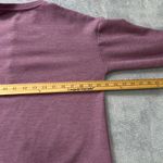Outdoor Supply Co Purple Henley Pullover Sweatshirt Medium Snap Front Fleece‎ Photo 6