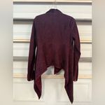 Lululemon  Athletica Rich Burgundy Drape Cardigan Photo 3