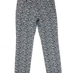 Banana Republic  Black White Polka Dot Dress Pants Slim Leg Size 2 Photo 2