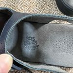 SAS Womens Sandals Tripad Comfort Shoe Sz 10.5N Cushion Pierced Leather Blue EUC Photo 4