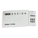 ASOS Curve Floral Soft Shirred Waist Mini Dress Peach Floral Women Plus Size 26 Pink Photo 6