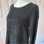 Fashion On Earth | Black Cable Knit Pullover Sweater V-Back | Size Small | NWT Photo 1