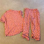 Charming coral Women's Pajama Set with Star Pattern Pink Size M Photo 4