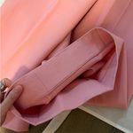 Oscar de la Renta SET pink bow peak label jacket blazer and pants suit set Photo 16