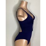Robin Piccone New.  navy one piece. Size 8. Retails $168 Photo 5