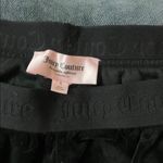 Juicy Couture  Black and Pink Velour Shorts Photo 3