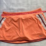 Nike  Women's Athletic Dry Fit Skort - Orange and Burgundy Photo 7