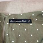 Abercrombie & Fitch sage green polka dot 3/4 sleeve romper size XS Photo 9