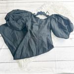 Mara Hoffman Namari Black Linen Blend Dress Size 4 Photo 6