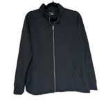 32 Degrees Heat  Womens Black Full Zip Athletic Jacket Size L Lightweight Soft Photo 6