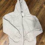 Brandy Melville Light Grey Christy Hoodie Photo 0