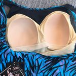 Shore Shapes Swimdress Swim Dress One Piece Swimsuit Zebra Print 12 New Blue Photo 3