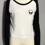 Brandy Melville Medium Alien Baseball Style Jersey Shirt Photo 0