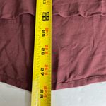 Andree by Unit  rayon embroidered tunic lightweight maroon boho casual earthtones Photo 9