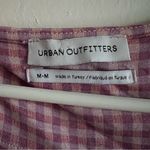 Urban Outfitters  UO Zina Gingham Wrap Midi Dress Medium Women’s Purple Photo 5