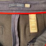 Tommy Hilfiger  Faux Suede Berkeley Ankle Pants Womens 2 Navy Blue Stretch Preppy Photo 5