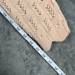 Vintage Sweater Bee Cardigan Women's M Casual Knit Granny Cottagecore Old Money Tan Size M Photo 7