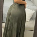 Lulus Olive Green Maxi Dress Photo 1
