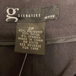 NWT G signature cropped pants Bermuda shorts Black Size 2 Photo 5