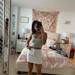White Mini Skirt Photo 1