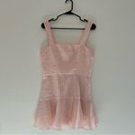 Amanda Uprichard  // NWOT Annalise Mini Dress in Blush Pink Photo 4