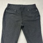 Michael Kors Stretchy Pull on Leggings Skinny Pants Sz LP Charcoal/Gray Photo 2