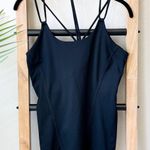 CAbi Black Power Workout Stretch Strappy Yoga Tank Top Photo 1