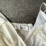 IRO White Lemon V-Neck Ruffle Linen Dress w/ Belt ( 34 ) Photo 5