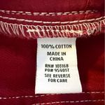 RSQ Women'sSize 26 Low Rise Wide Leg Cargo Jeans Garnet Baggy Y2K Photo 7