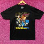 Crash Bandicoot Motor Speedway Retro Video Game T-Shirt XL. Photo 0