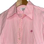 Lilly Pulitzer  Vintage Women’s 6 Pink White Striped Button Up Long Sleeve Shirt Photo 1