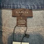 Gracia  Blue Denim A Line Maxi Modest Skirt Size Large Photo 2