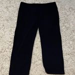Lululemon Black Cropped Leggings Size 10 Photo 0