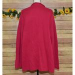 Eileen Fisher Textured Open Front Long Cardigan Sweater Size 2X Tencel Silk Photo 5