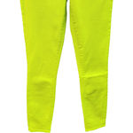 L'Agence NWT Womens Size 25 Margot High-Rise Ankle Skinny Neon Green Jeans Photo 3
