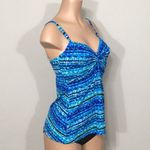 MiracleSuit blue tankini top. 8. NWT Photo 4