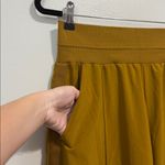 Athleta  Nolita Wide Leg High Waisted Pants Brass Yellow Size 10 Photo 2