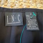 INC INTERNATIONAL Concepts Black Sequin High Rise Pants with side zipper size 2 Photo 1
